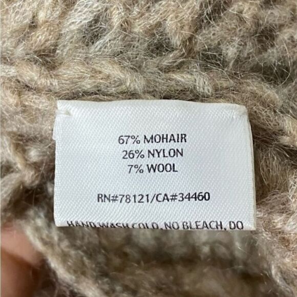 Eileen Fisher Mohair Blend Fisherman Net Sweater Sz Small - Picture 8 of 8